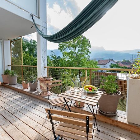 Calme Et Verdure: Vue Montagne - Terrasse - Wifi Grenoble Extérieur photo