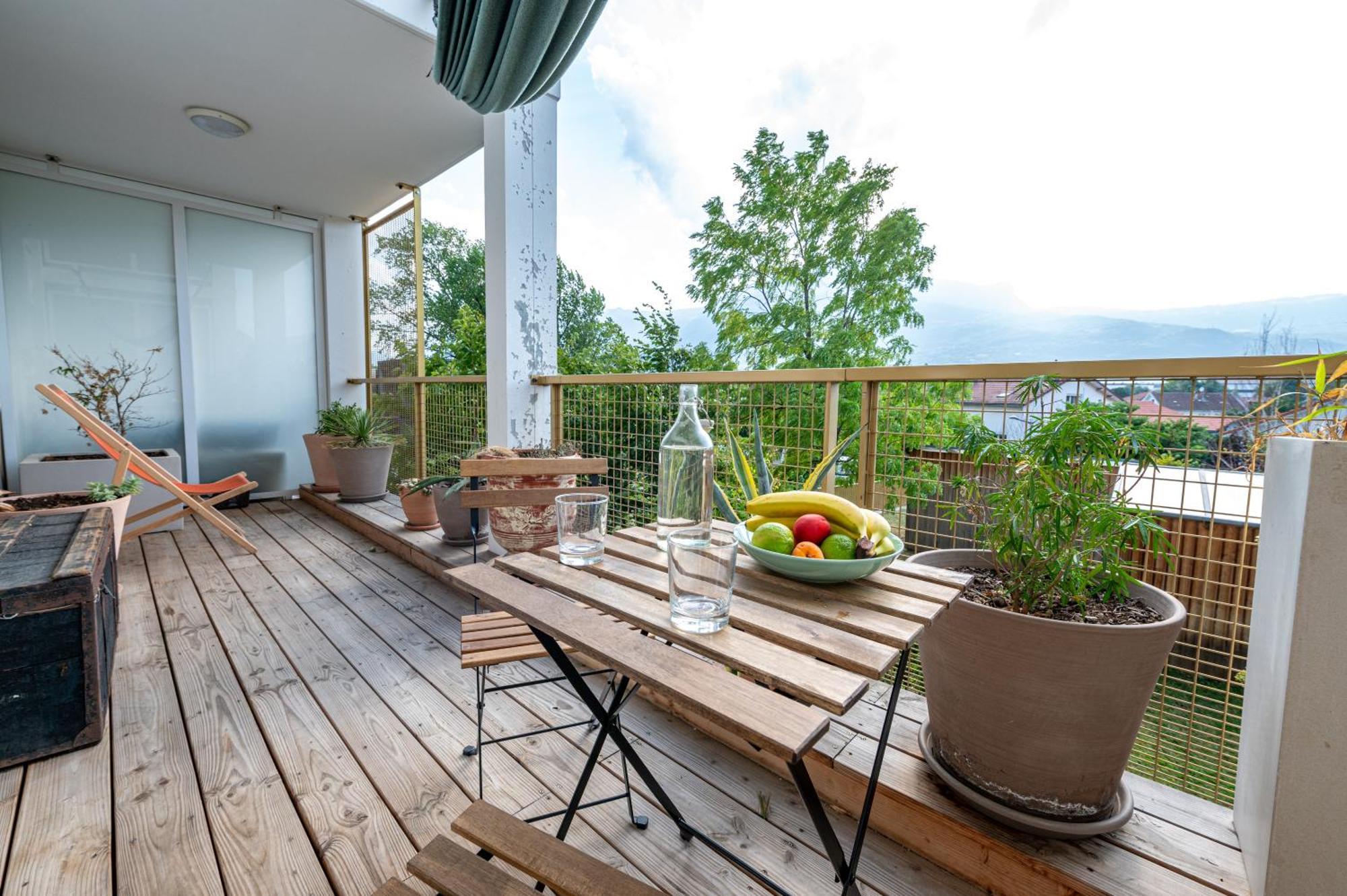 Calme Et Verdure: Vue Montagne - Terrasse - Wifi Grenoble Extérieur photo