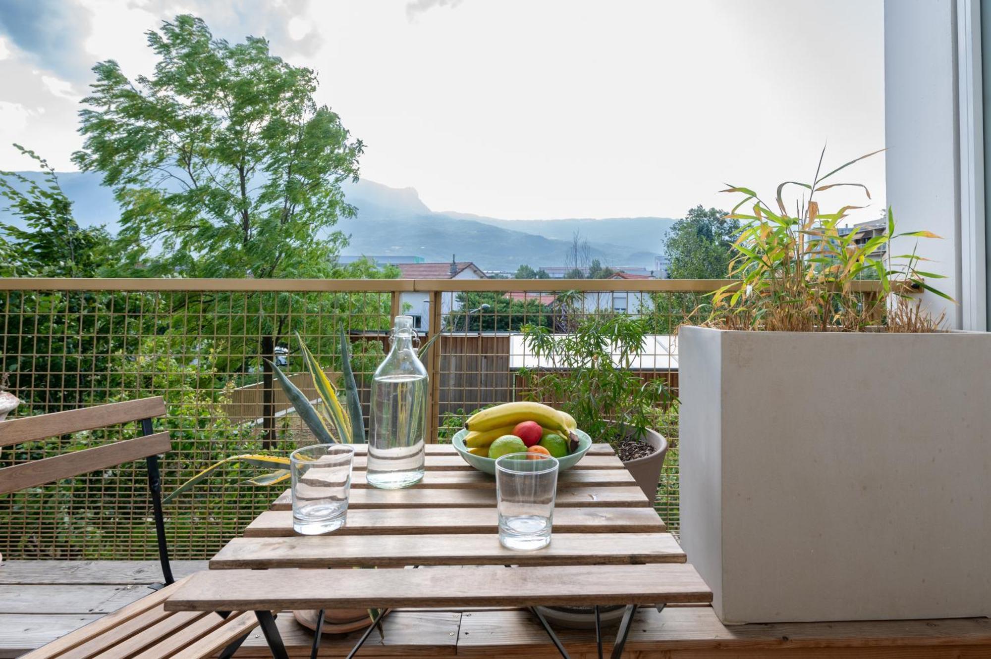 Calme Et Verdure: Vue Montagne - Terrasse - Wifi Grenoble Extérieur photo